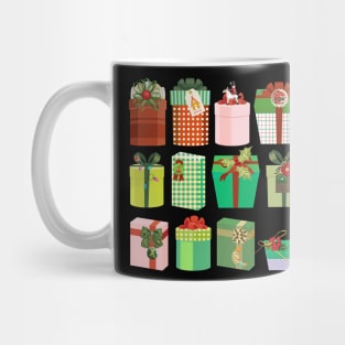 Merry Christmas Loot Of Gift Boxes Mug